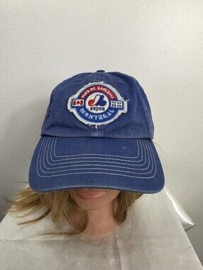 Vtg Montreal Expos Twins Enterprise Club de Baseball Cooperstown Collection Hat